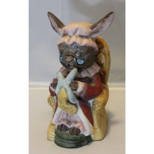 Vintage Bunny Rabbit Grandma by Carl Scheidig German Figurines *RARE